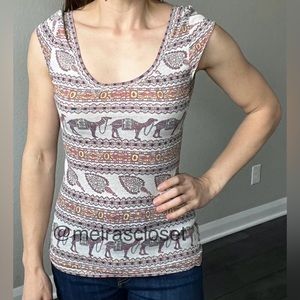 Free People Cap Sleeve Tee